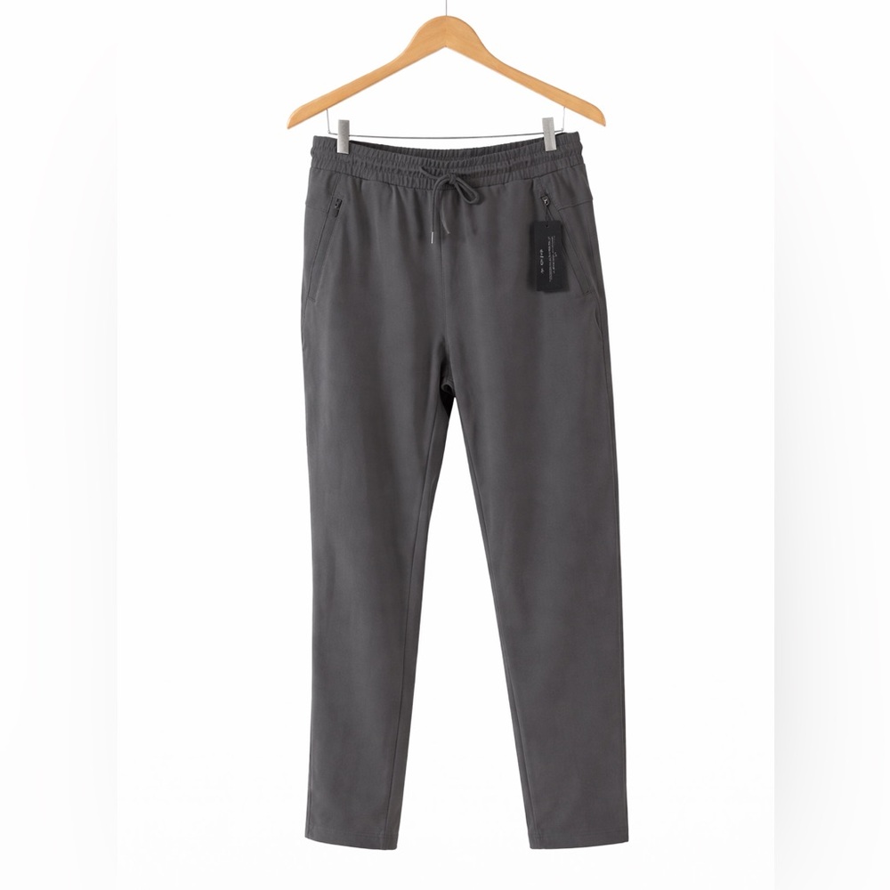 Parisdiary Women’s Jogger Pants with Drawstring Waist - Gray